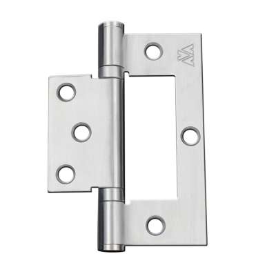 4 inch High grade SUS 304 satin flush door hinge for home / business without drill holes